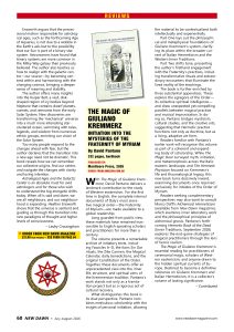 The Magic of Giuliano Kremmerz: Initiation Into the Mysteries of the Fraternity of Myriam